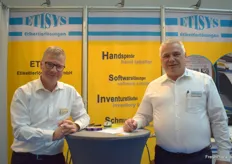 Georg Ressle und Detlef Hansel von der ETISYS Etikettierlösungen GmbH.